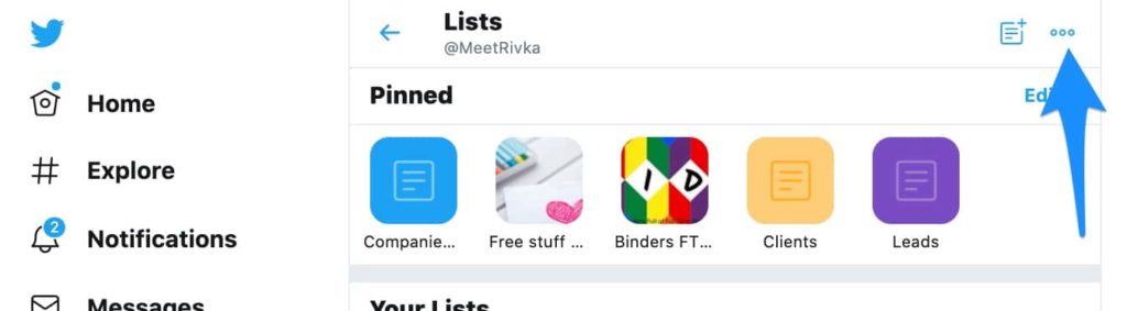 Twitter lists by other people