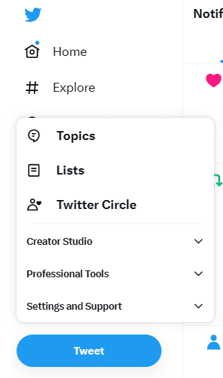 image of how to create a list on twitter