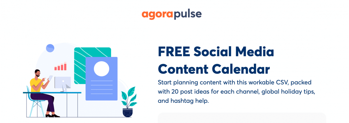 Agorapulse social media management content calendar