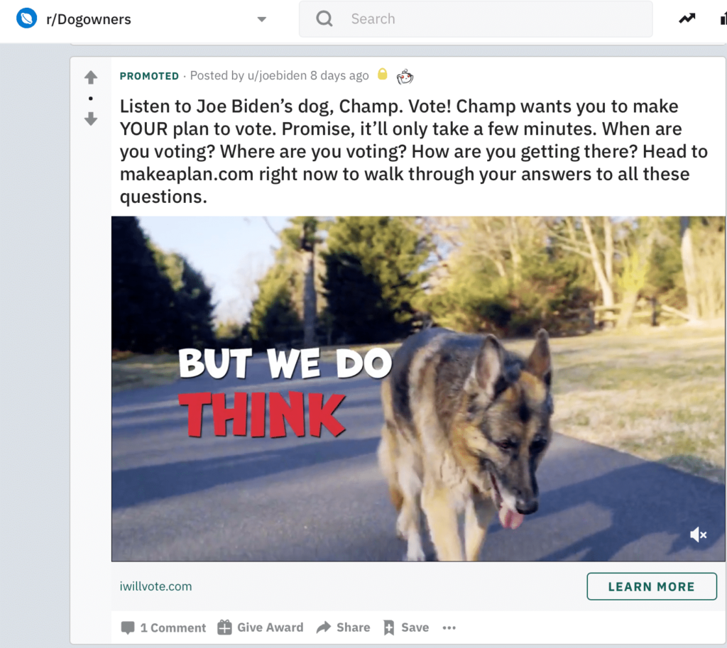 Target your audiences with subreddit ads.
