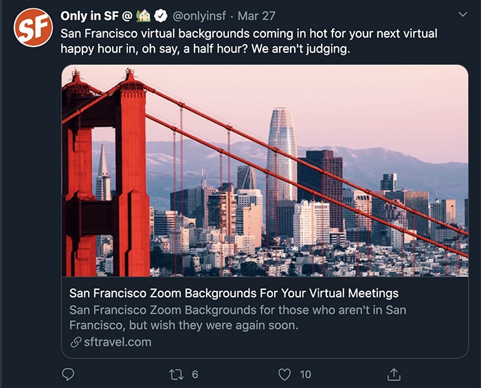 social media in a pandemic - Only in SF