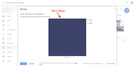 social media image sizes agorapulse google my business logo