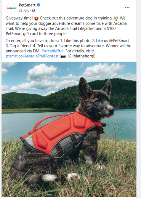 user-generated content from petsmart