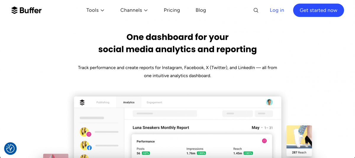 social media analytics tool - buffer