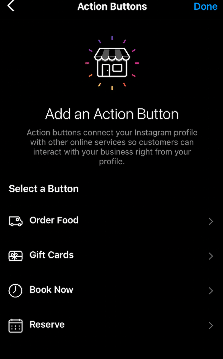 add an action button