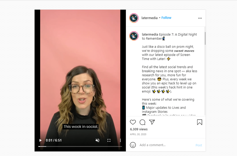 instagram content creation