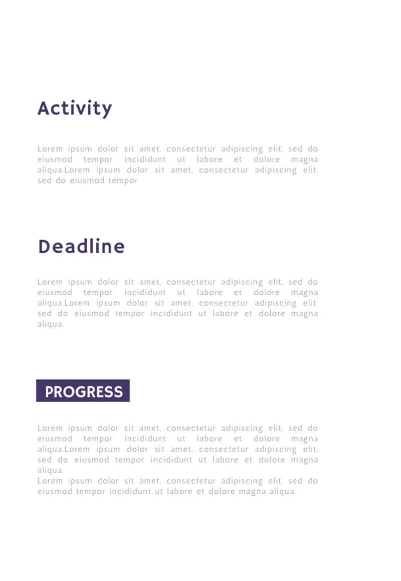 Flipsnack weekly report template