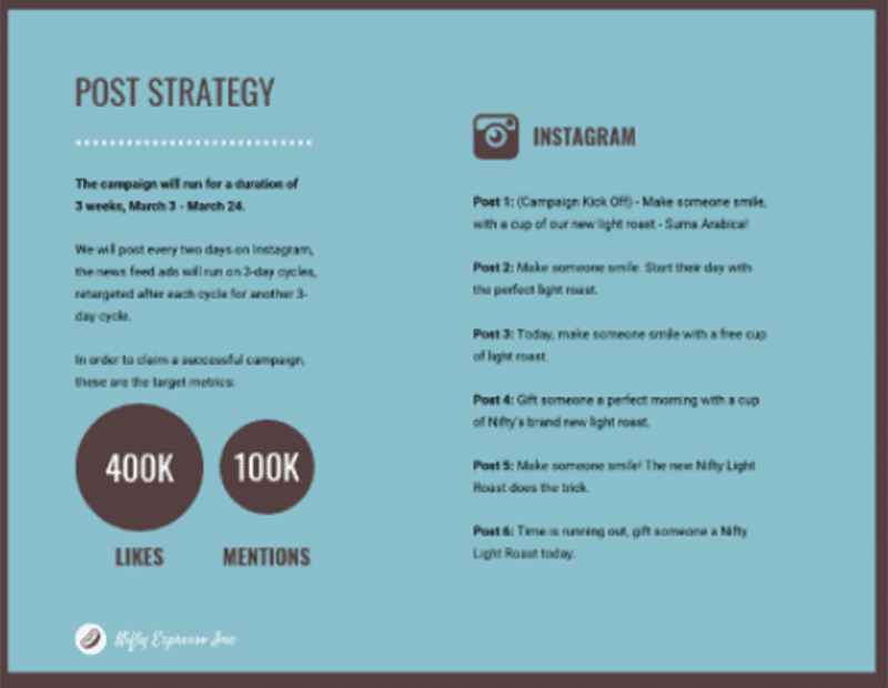 Venngage social media campaign template