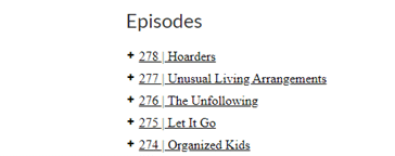 episode names