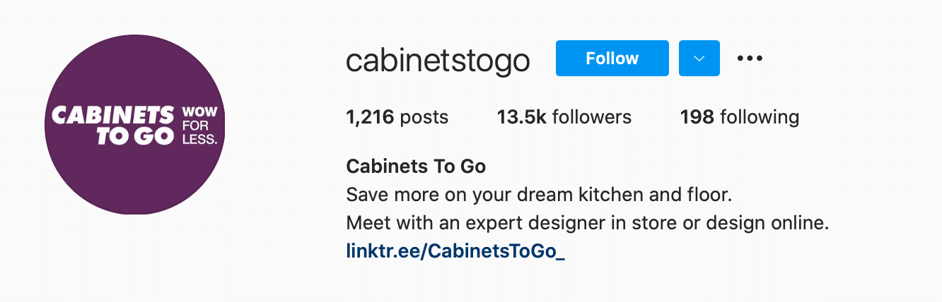 blue checkmark for instagram verification example