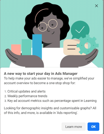 header image for facebook analytics is going away shows ads manager