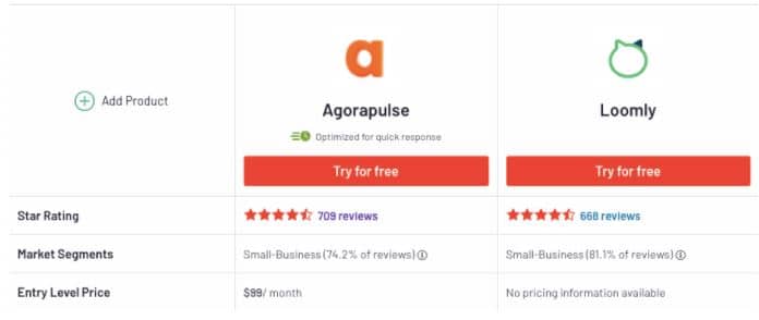 agorapulse vs loomly