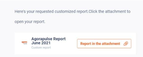 custom report