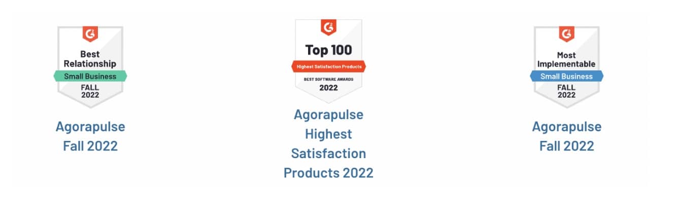 agorapulse wins best software products