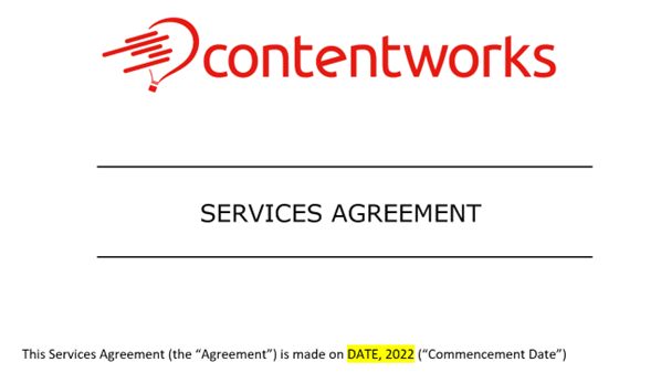 social media service level agreement