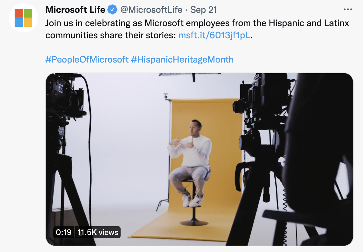 Why is storytelling important in social media? Microsoft Life brand story