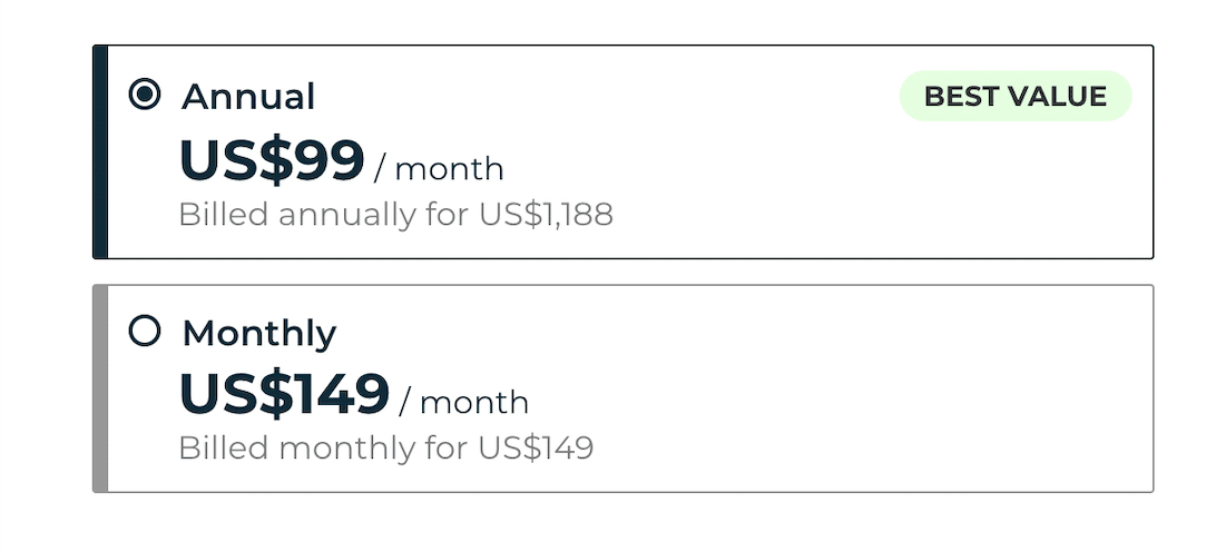 hootsuite pricing example 2