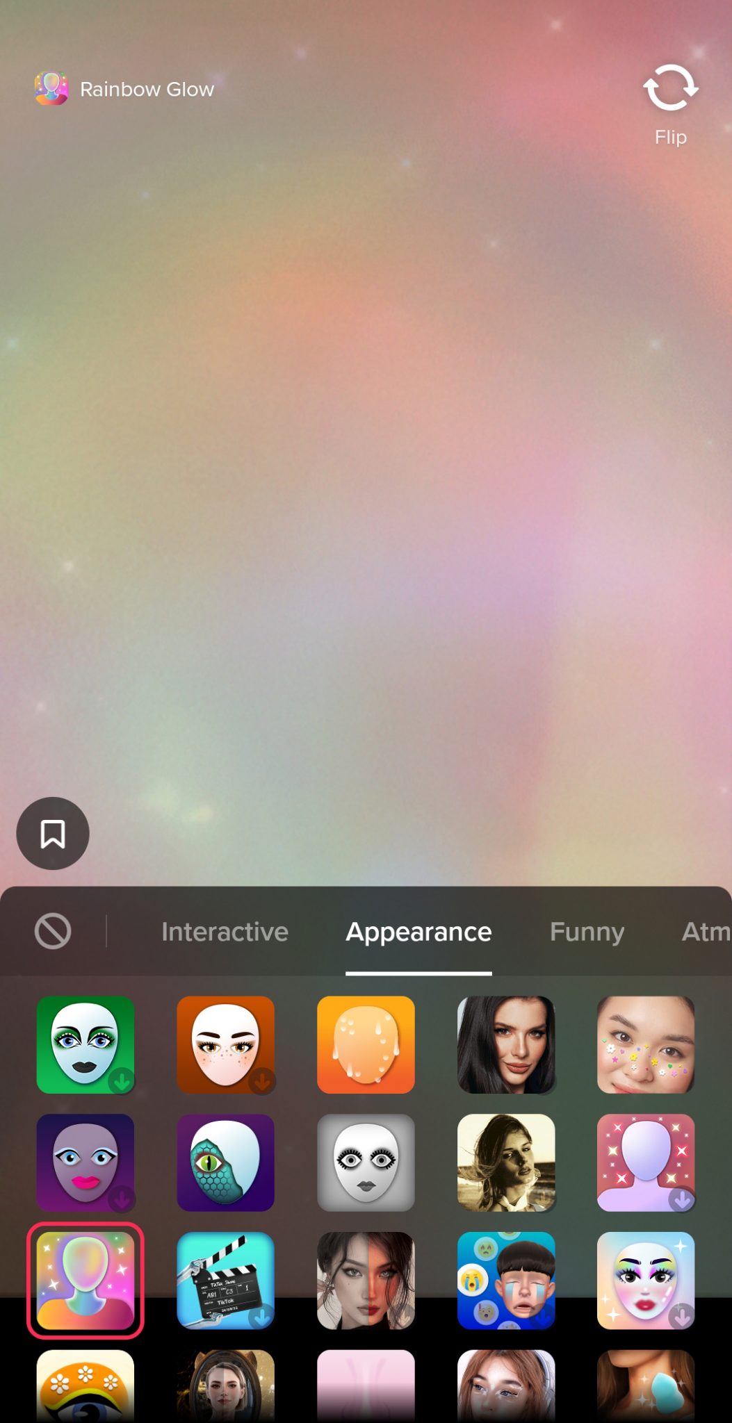 TikTok effects - appearance