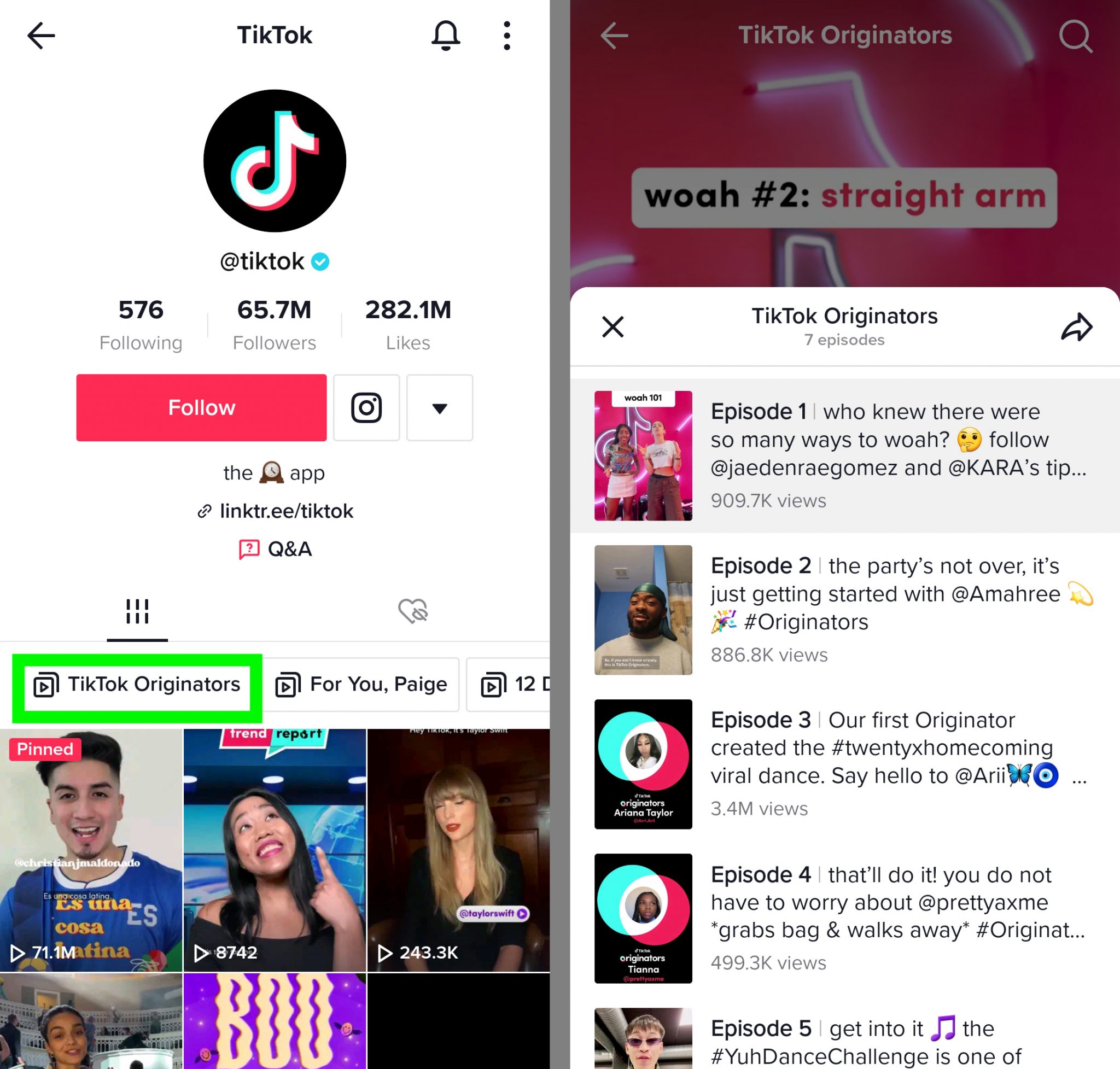 TikTok playlist