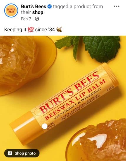 Facebook post ideas - Burts Bees