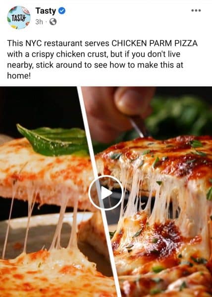 Facebook post ideas - Tasty