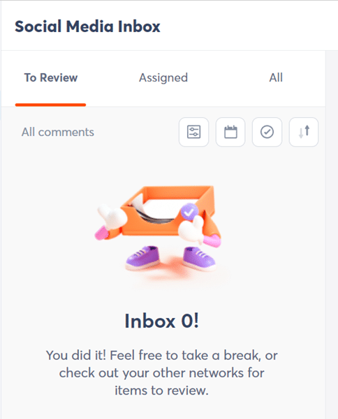 social media inbox for tiktok