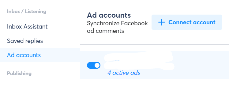 ad accounts on agorapulse