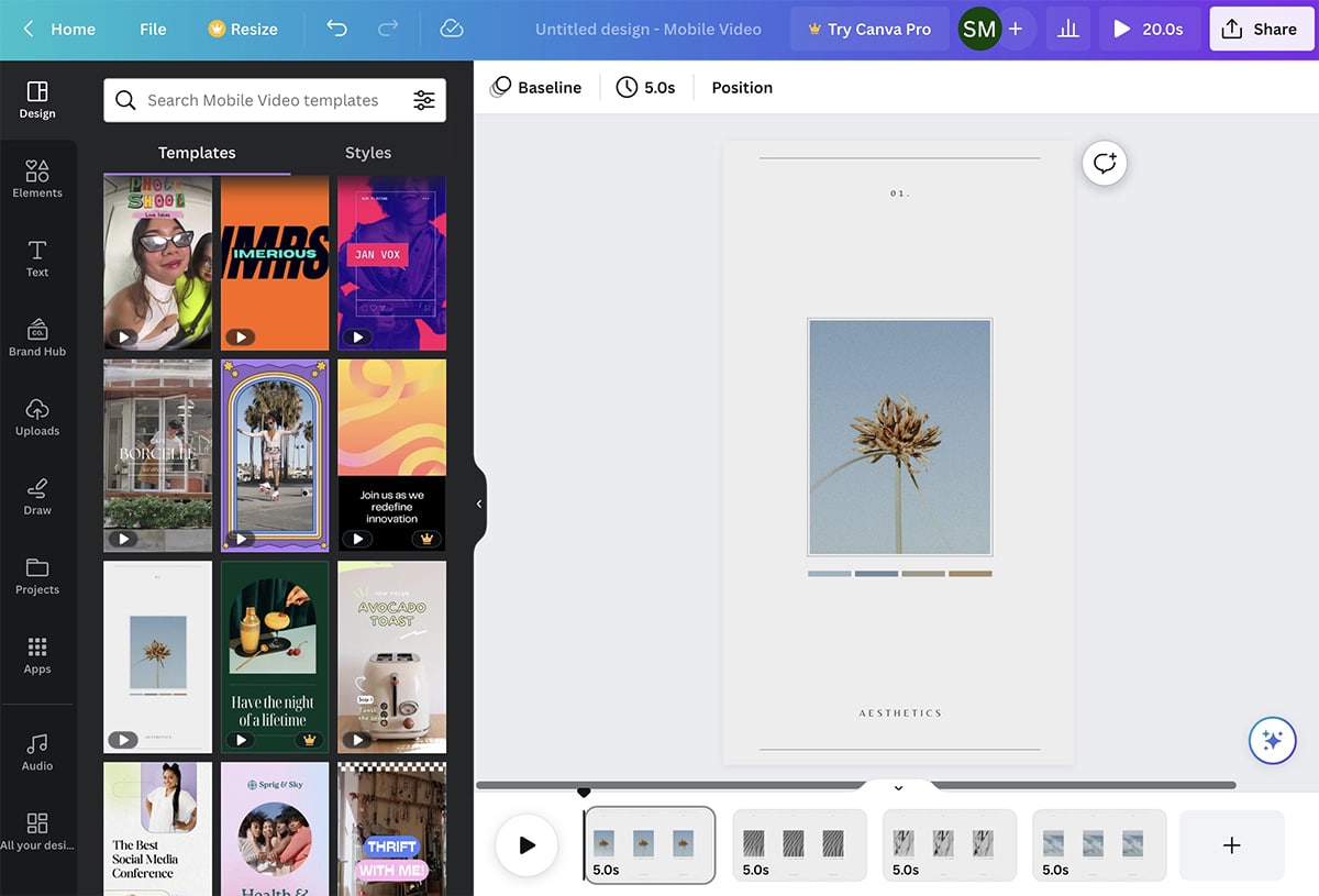 graphic design app - Canva