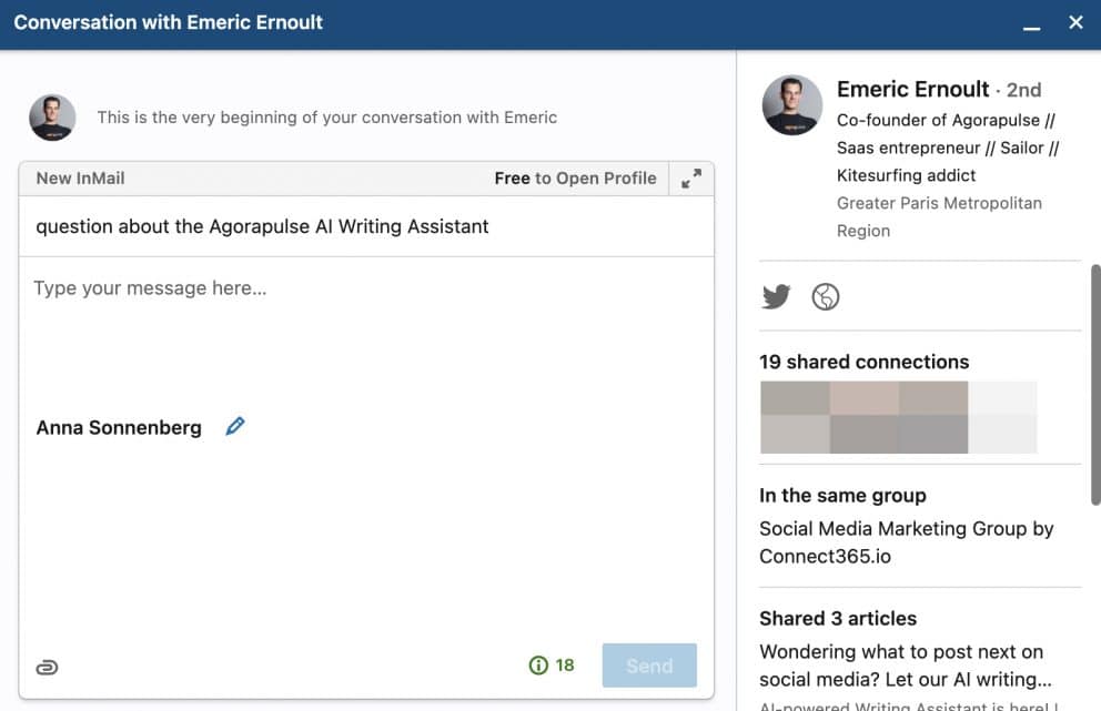 LinkedIn Introduction Message: How to Be Friendly, Not Creepy
