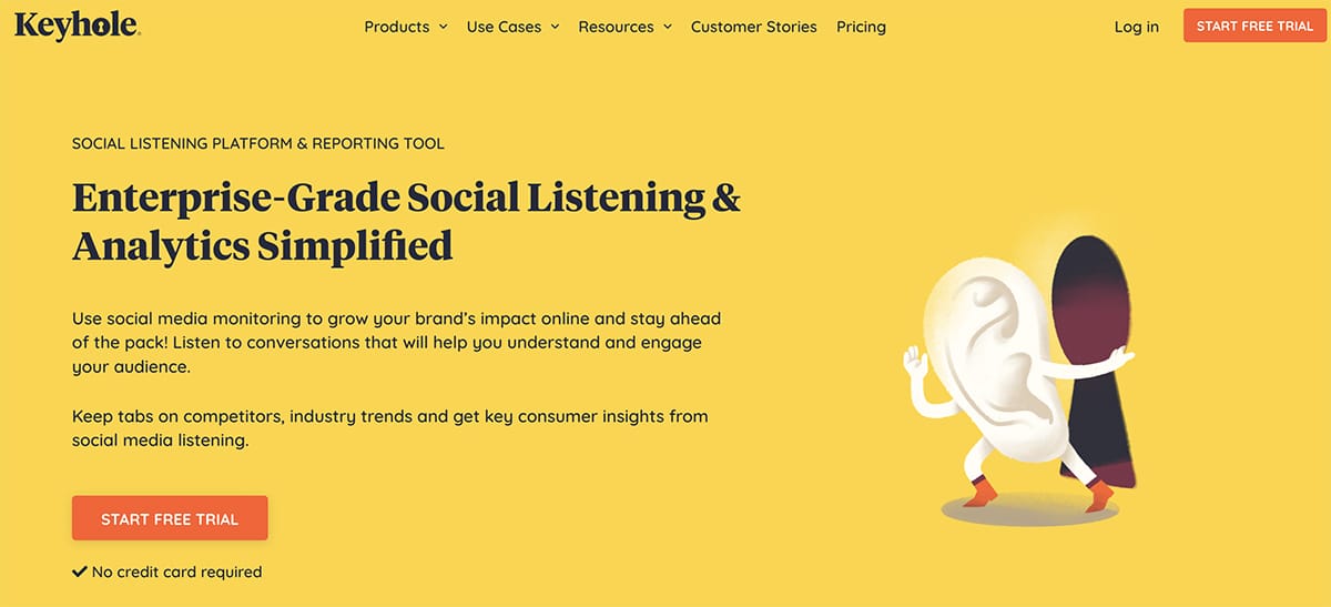 Keyhole social listening
