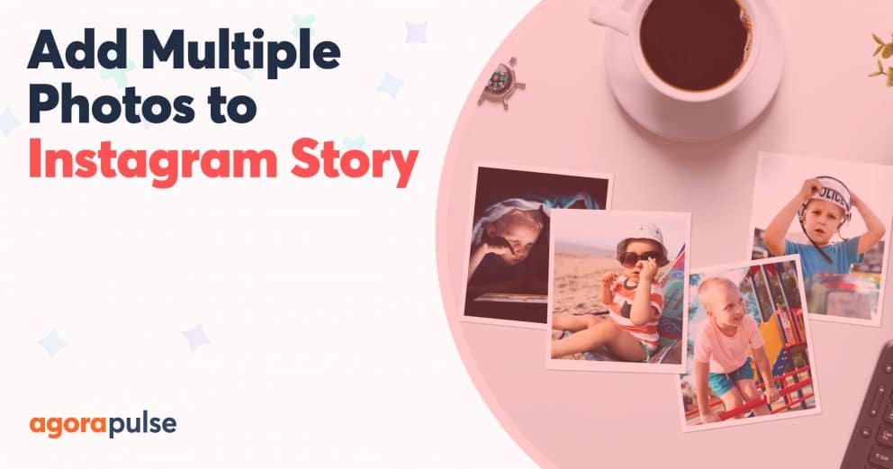add multiple photos to instagram story header image