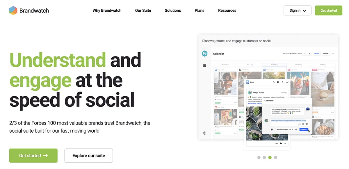 Brandwatch homepage