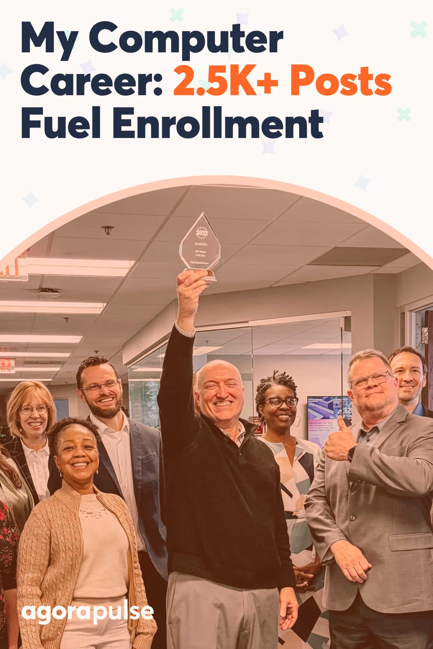 MyComputerCareer: 2.5K+ Posts Fuel Enrollment