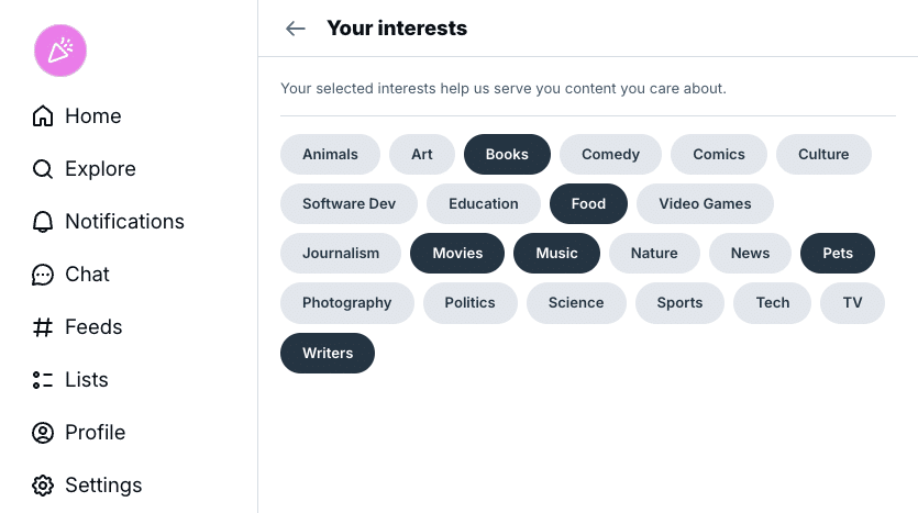 Bluesky interests