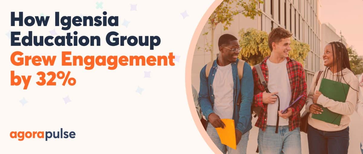 Feature image of How Igensia Education Group Grew Social Engagement by 32%