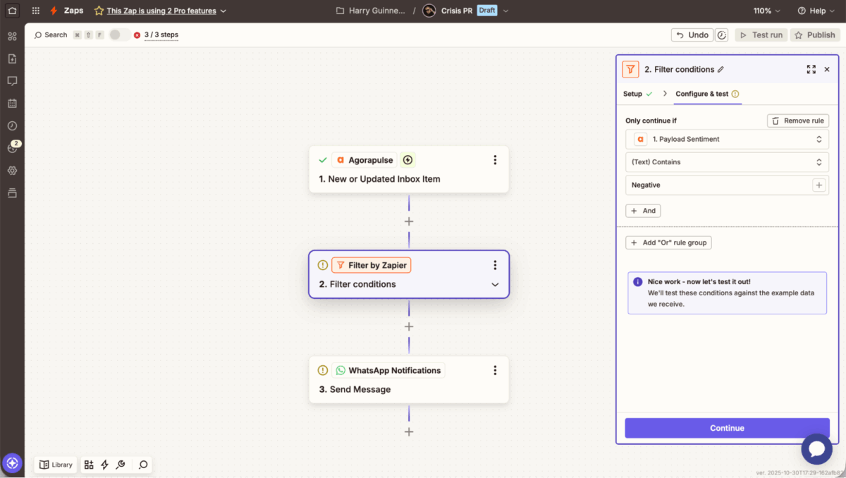 Connect Agorapulse and WhatsApp