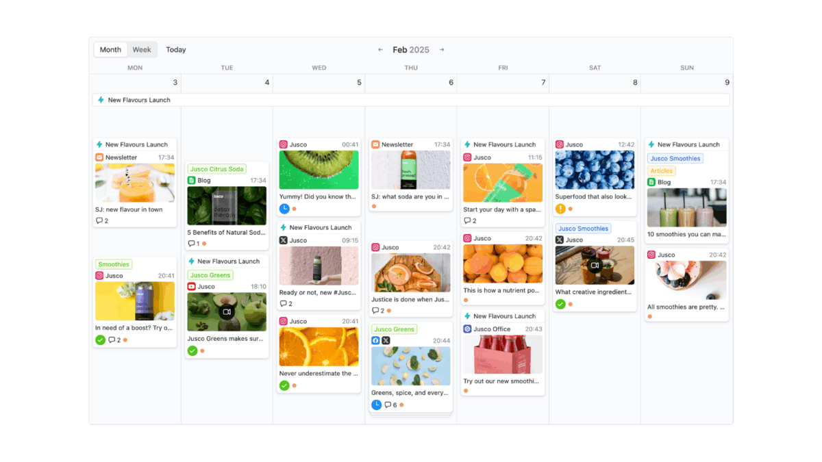 Image of Planable's calendar