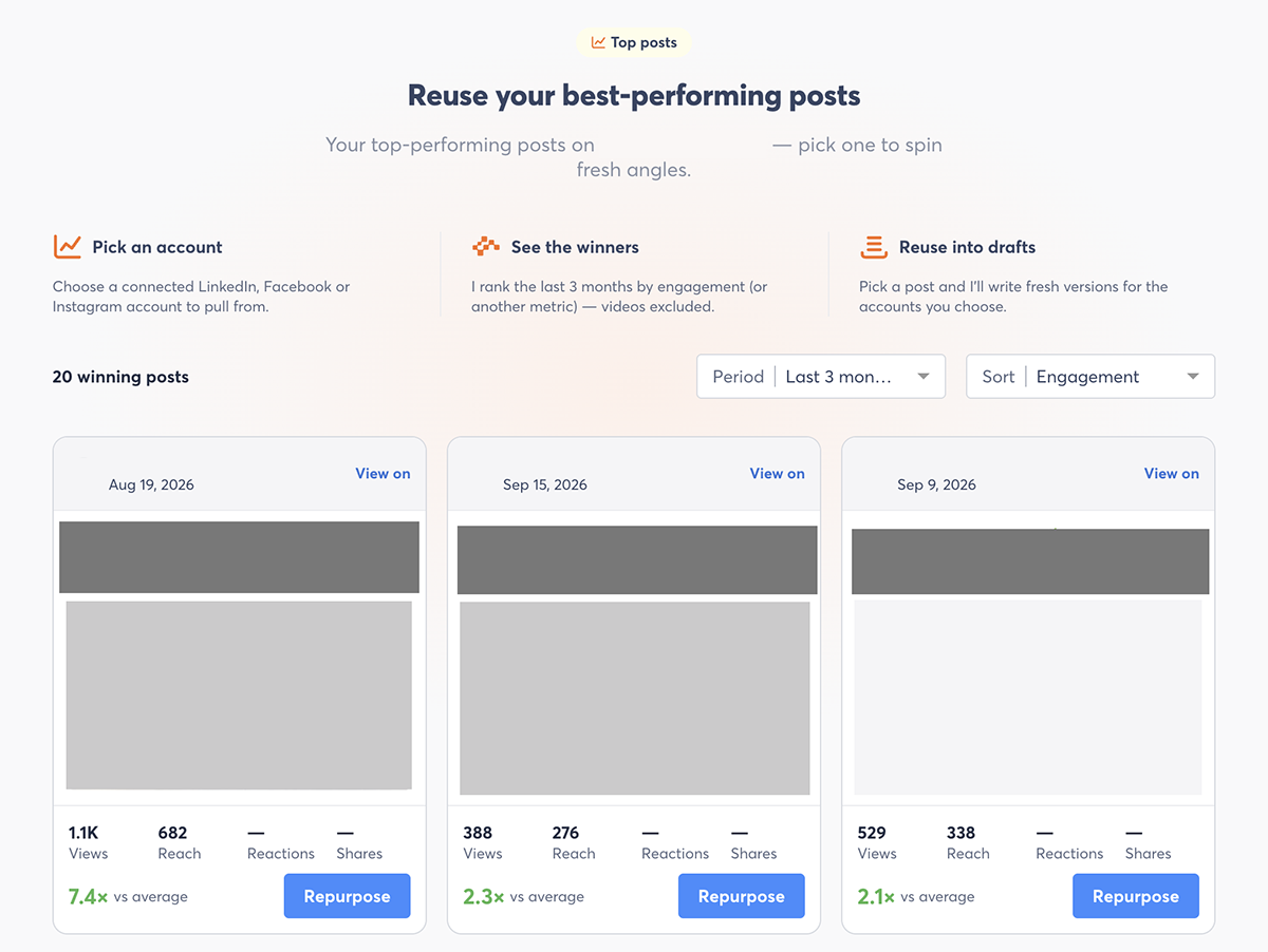 Agorapulse Archie workflow