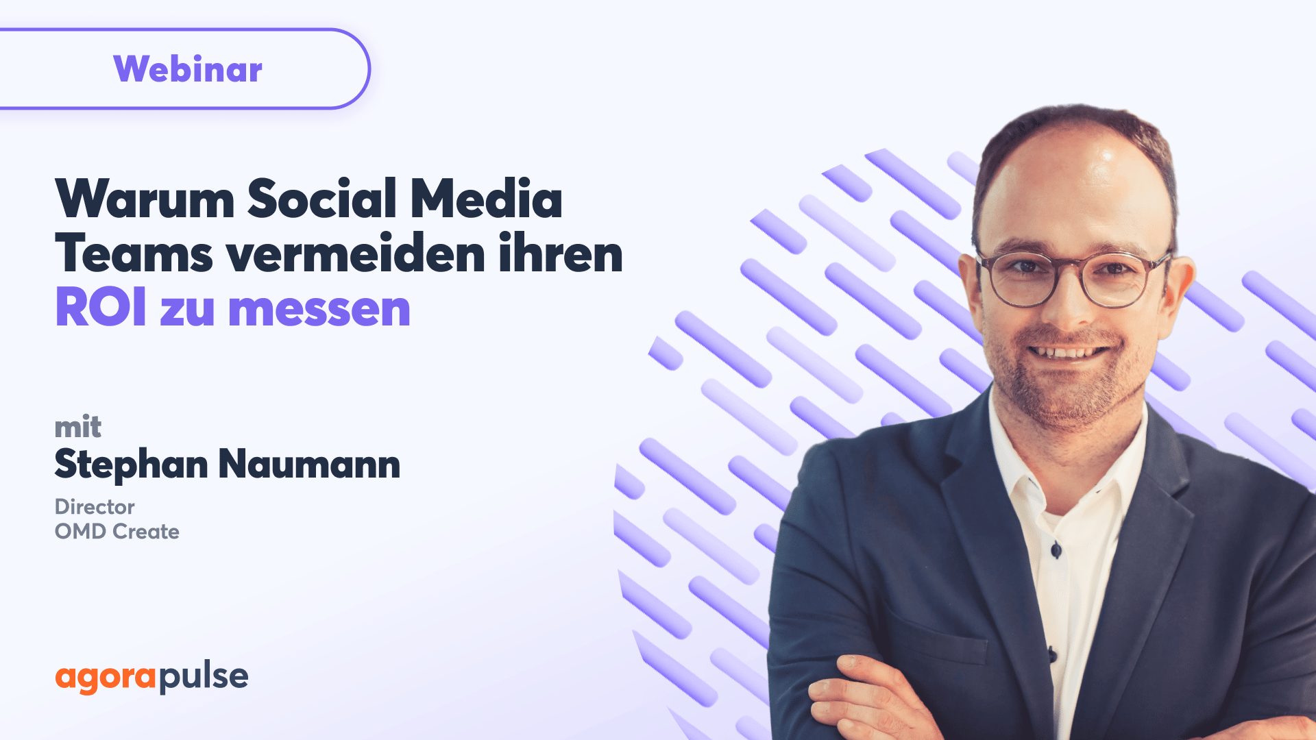 Webinar mit Stephan Naumann über das Thema "Warum Social-Media-Teams vermeiden ihren ROI zu messen"
