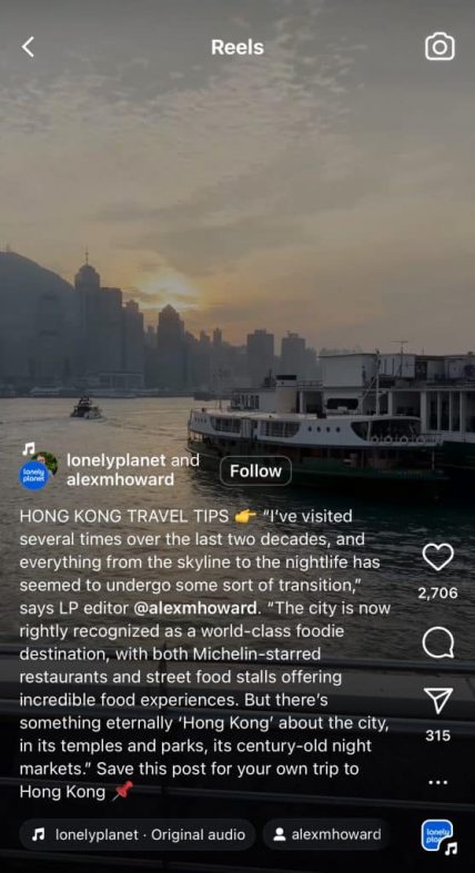 Lonely Planet Instagram