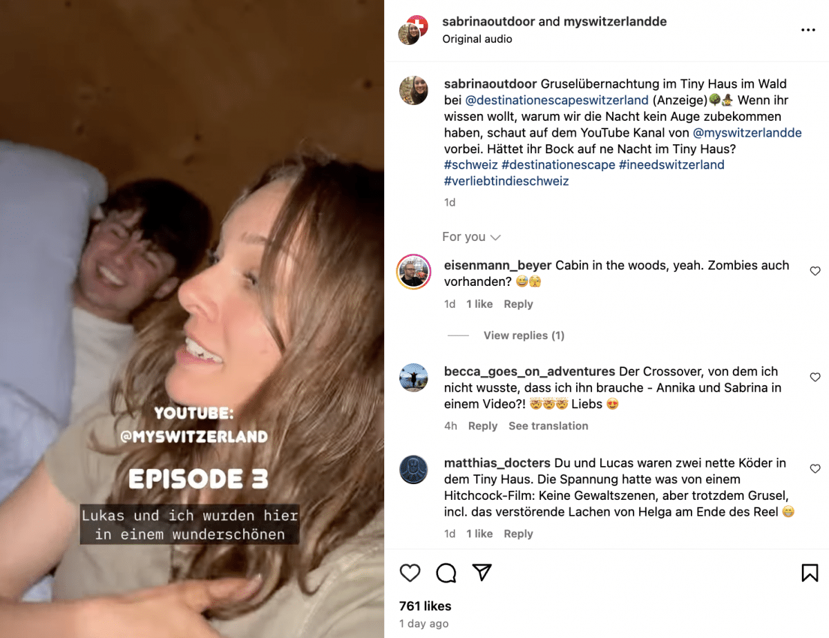 Instagram Takeover MySwitzerlandde