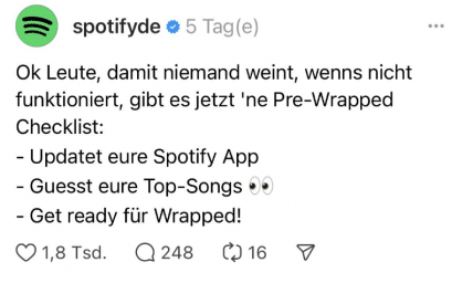 Spotify-Bsp. auf Threads