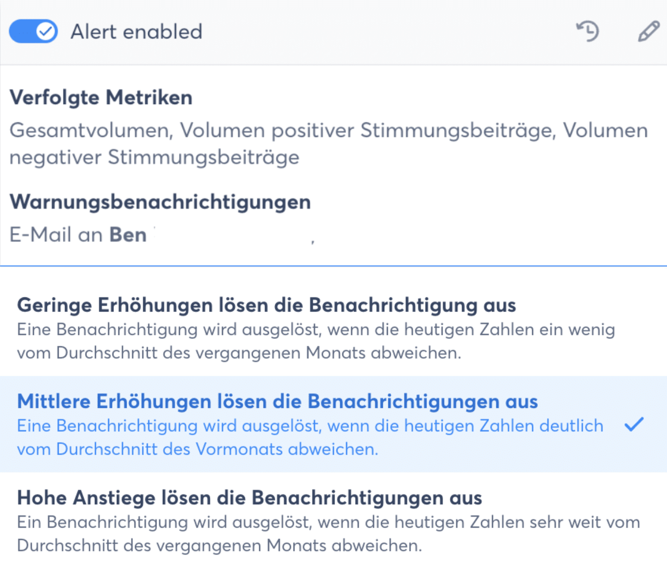 Social Listening Feature von Agorapulse: Smart Alerts