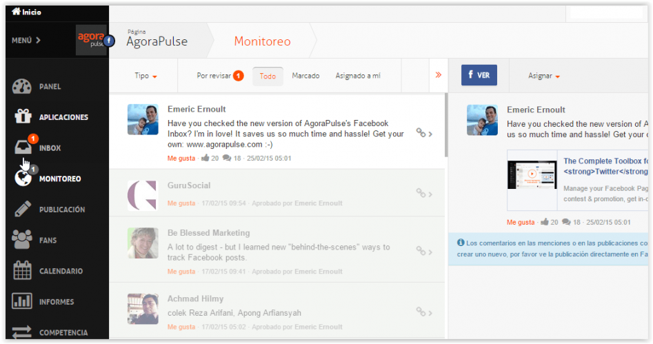 Facebook Inbox: responde mensajes privados en tu página