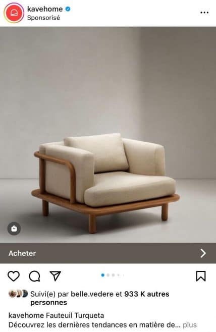 publicités instagram