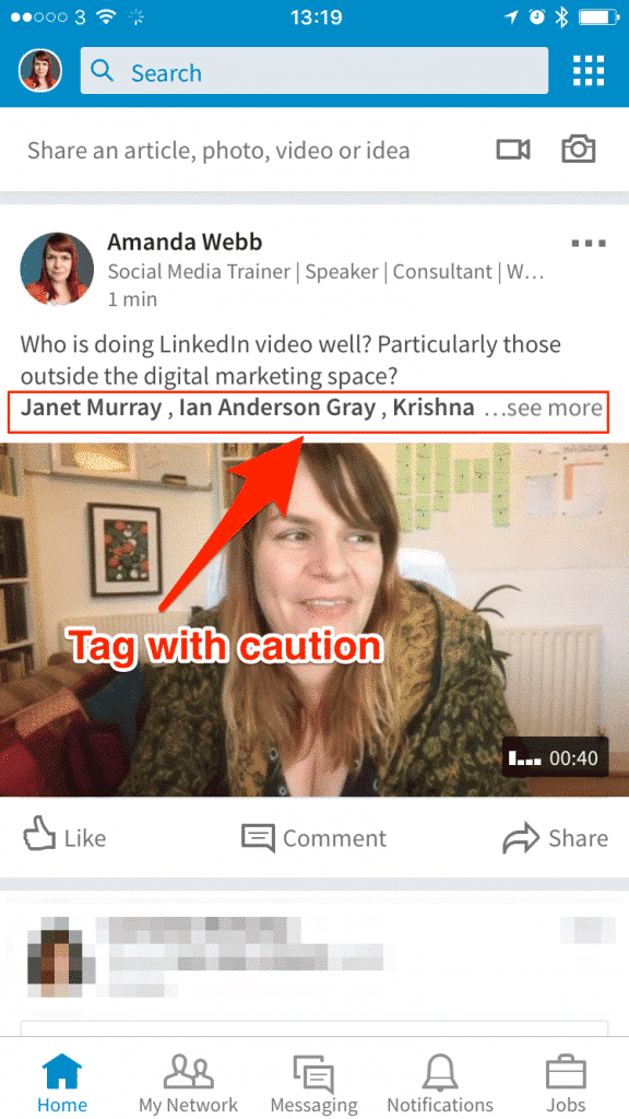 Vidéo native, Premiers pas avec la vidéo native sur LinkedIn