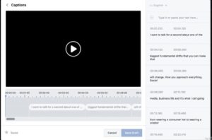 Etape 6 pour ajouter des sous-titres aux vidéos Facebook