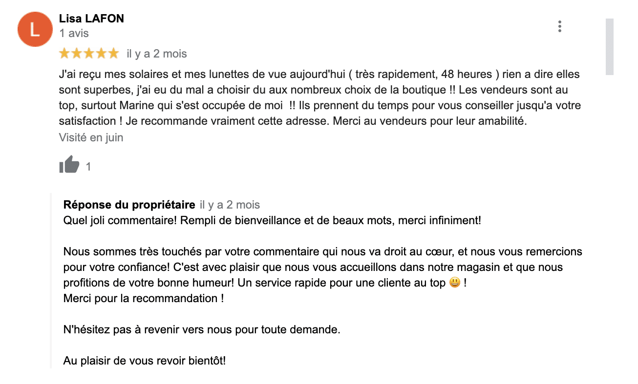 avis google my business