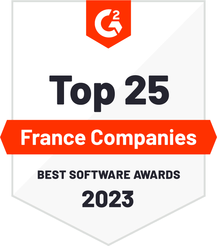 meilleurs logiciels français, Agorapulse dans le top 25 des meilleurs logiciels français du classement 2023 de G2