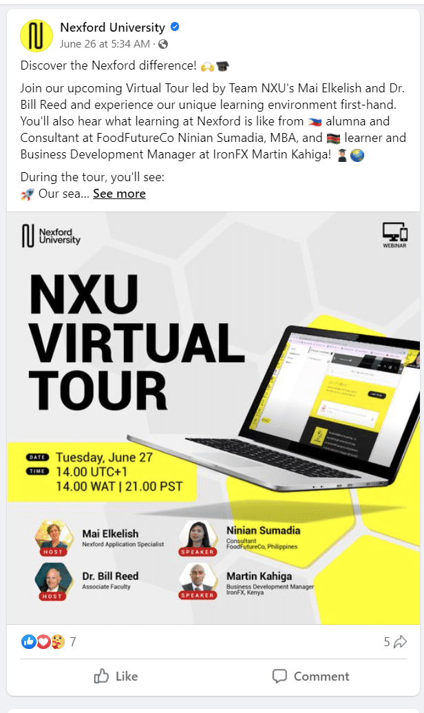 Post de Nexford University